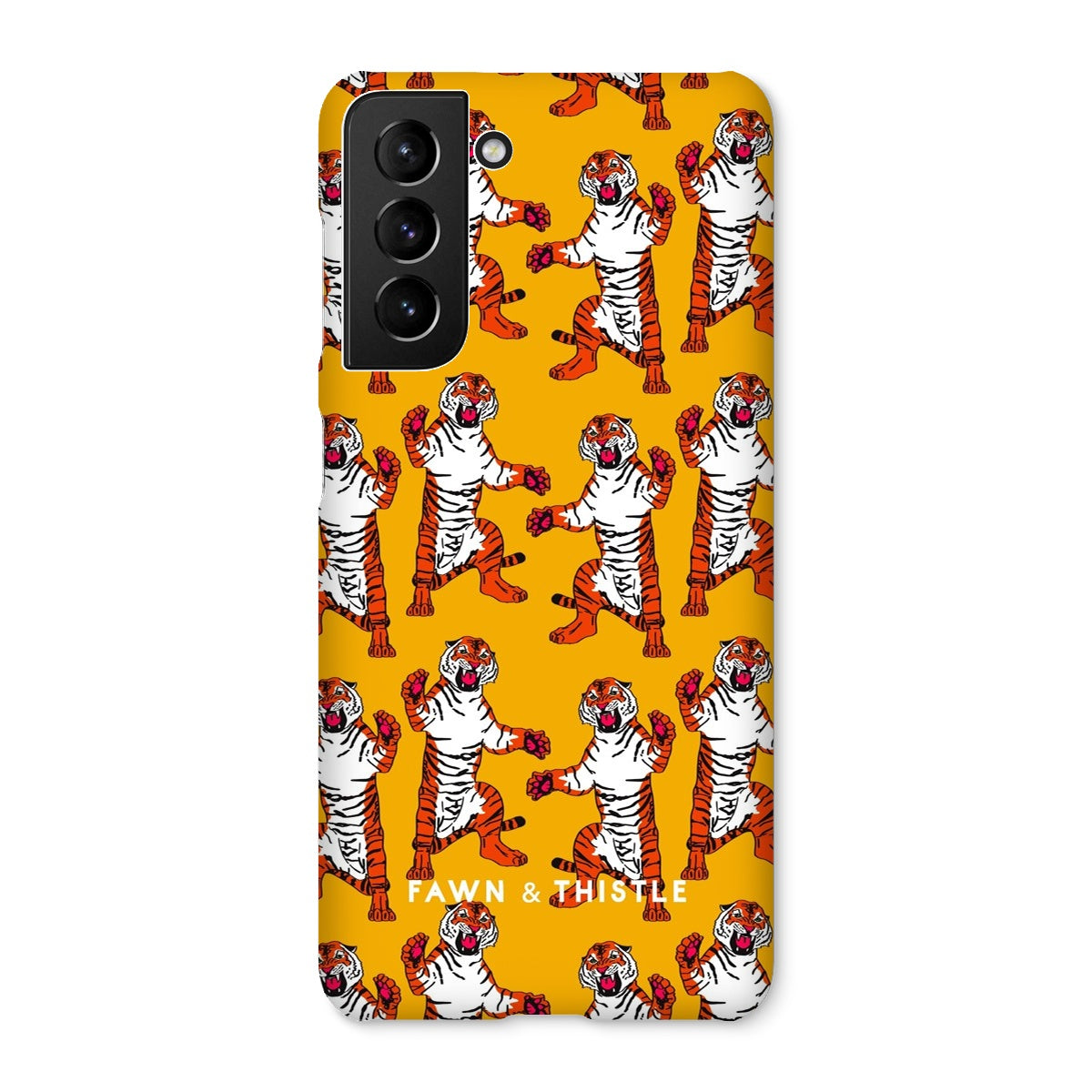 Yellow Tiger Phone Case