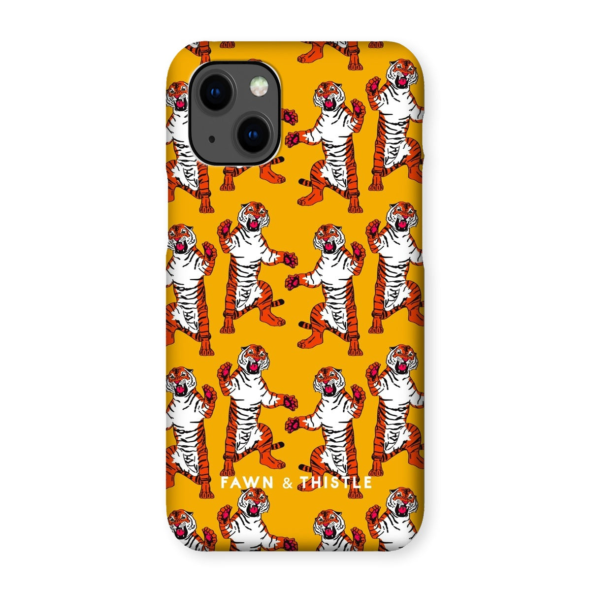 Yellow Tiger Phone Case