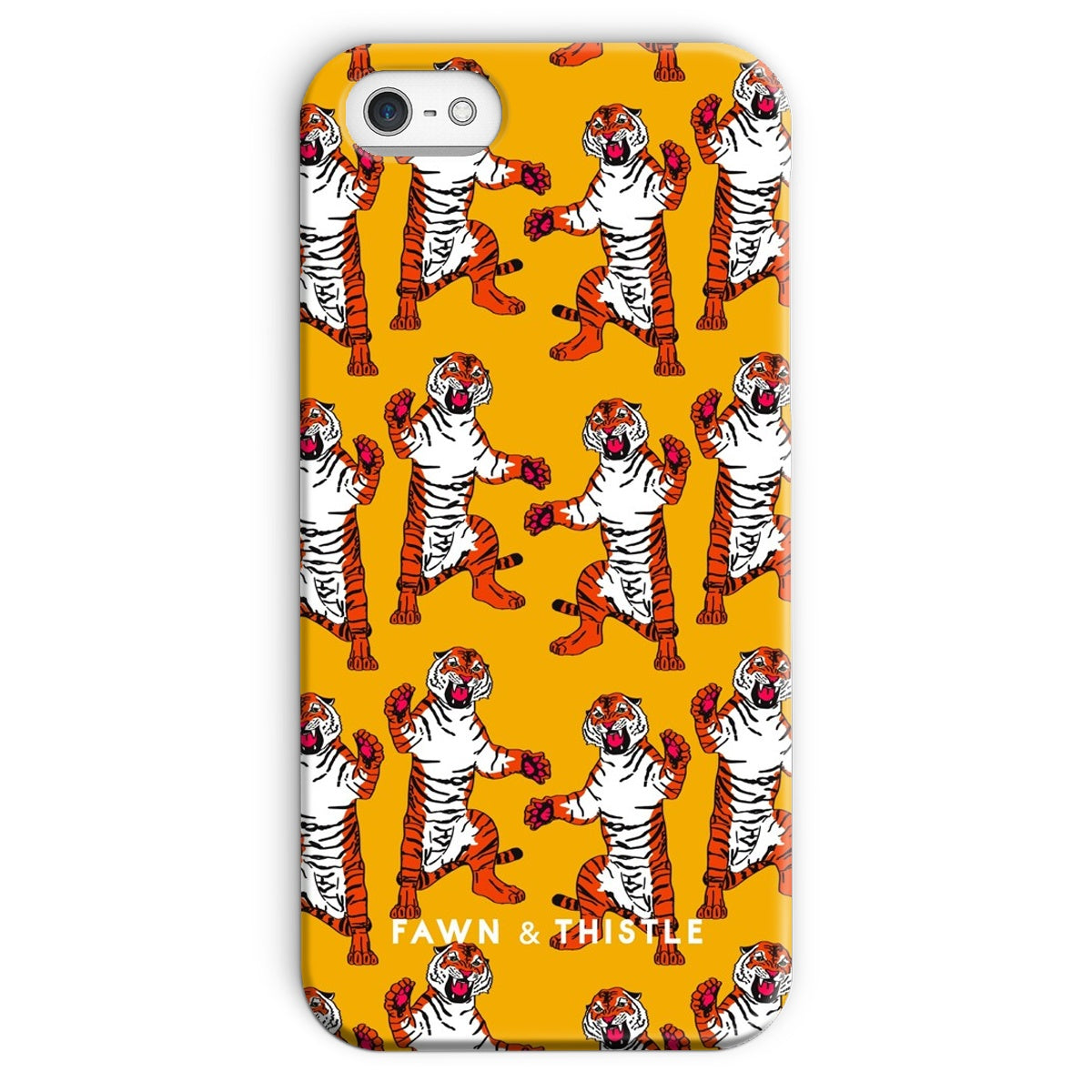 Yellow Tiger Phone Case