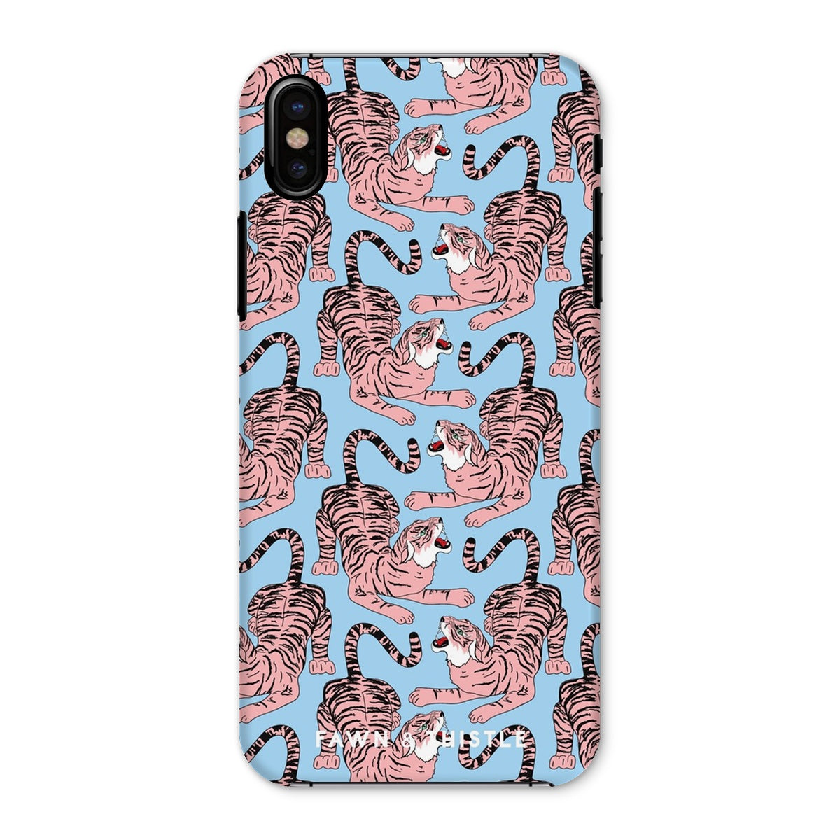 Roaring Pink Tiger Snap Phone Case