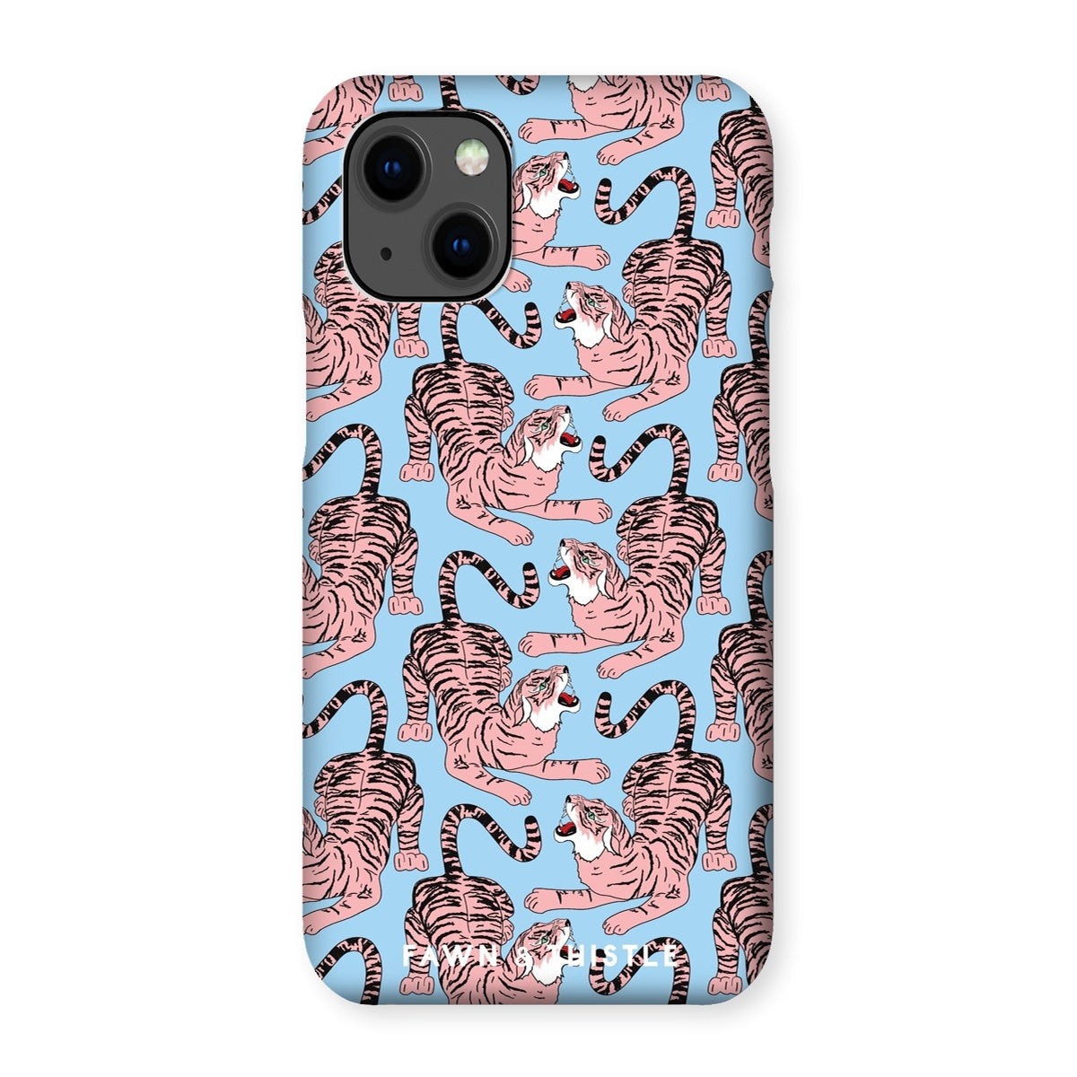 Roaring Pink Tiger Snap Phone Case