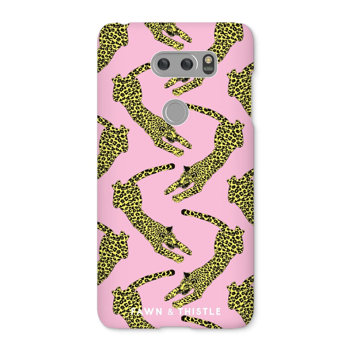 Leaping Leopard Pattern Phone Case