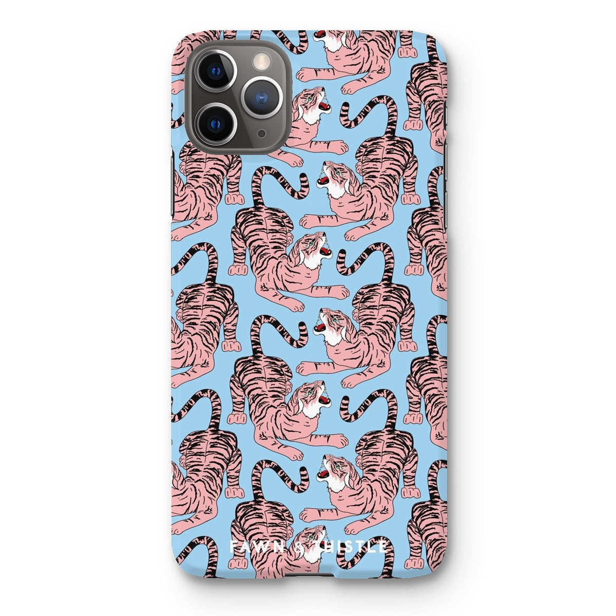 Roaring Pink Tiger Snap Phone Case