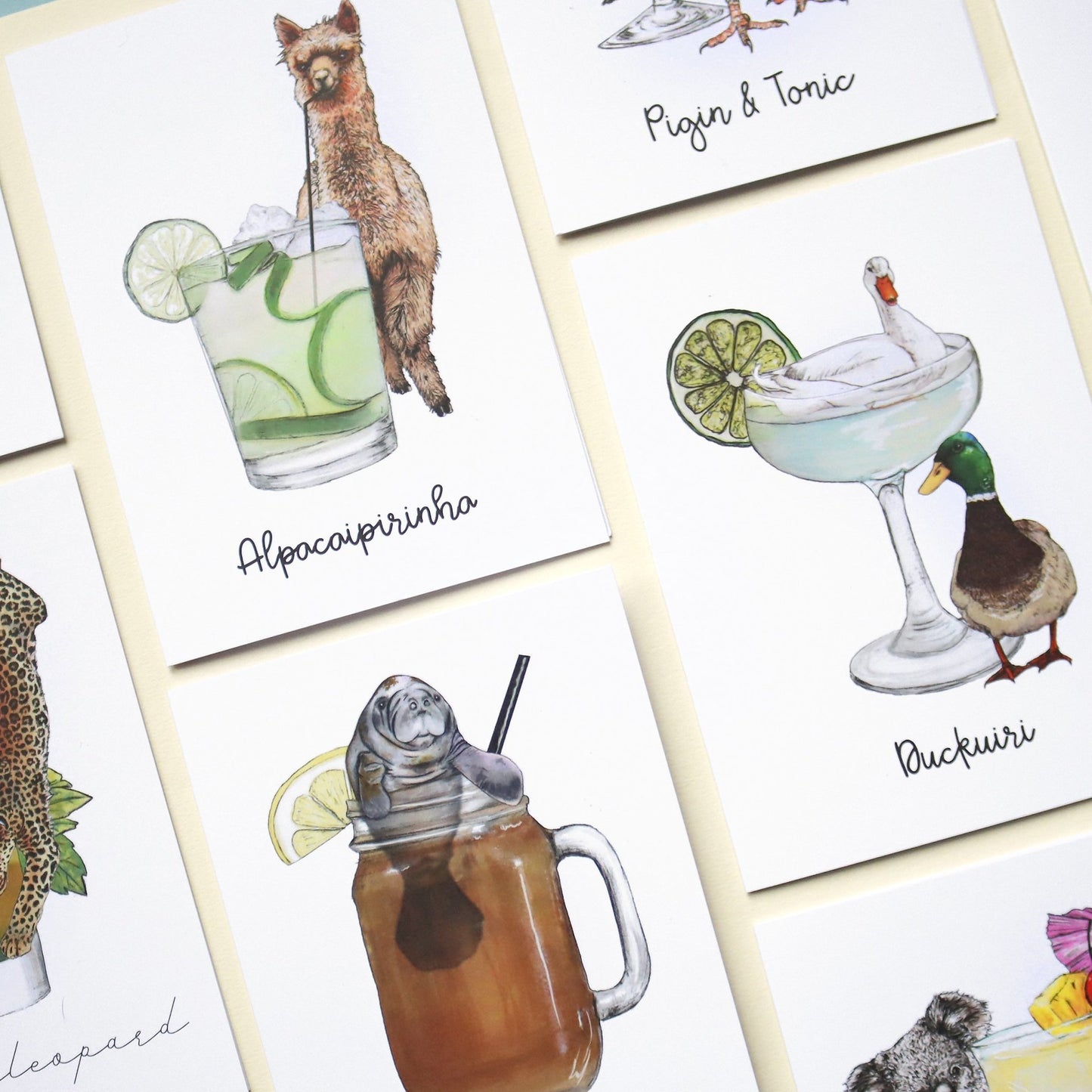 Alpacaipirinha Cocktail Greeting Card - Fawn and Thistle