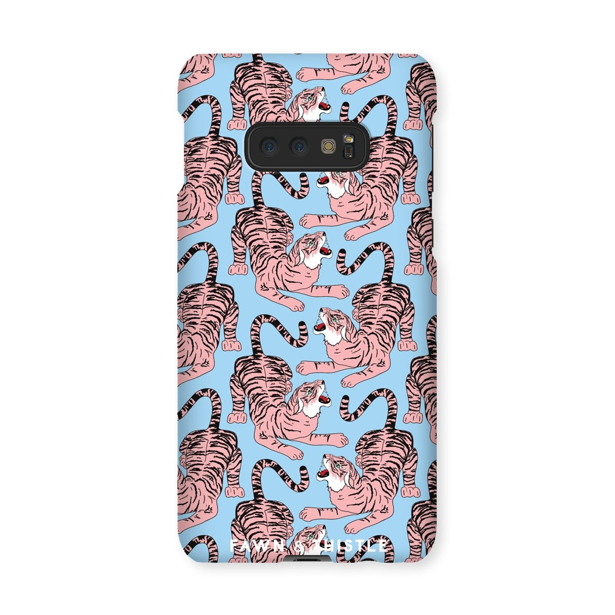 Roaring Pink Tiger Snap Phone Case