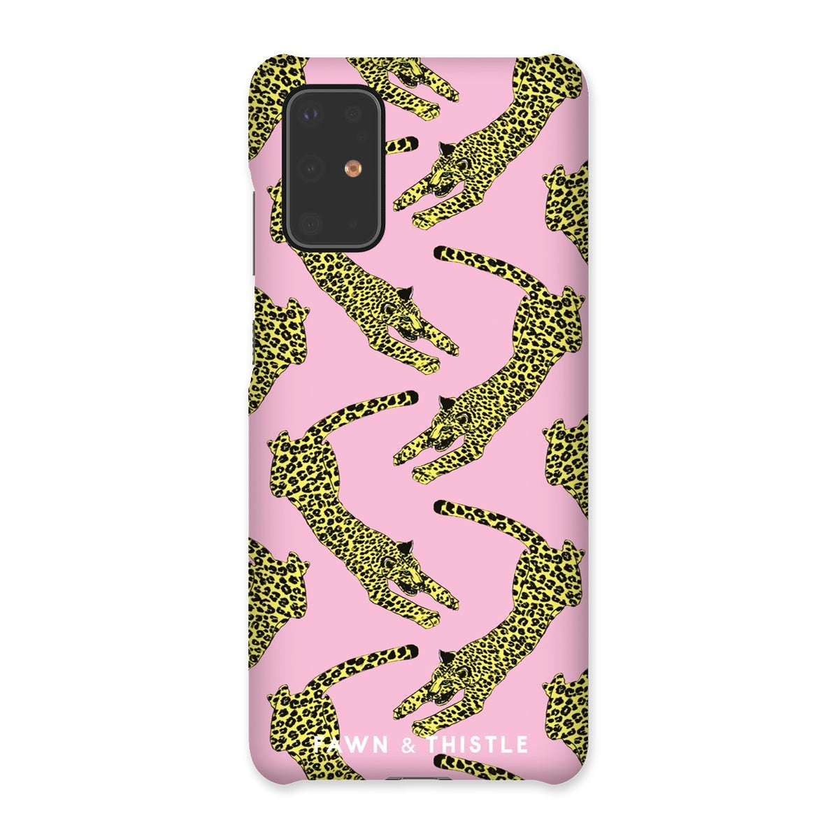 Leaping Leopard Pattern Phone Case