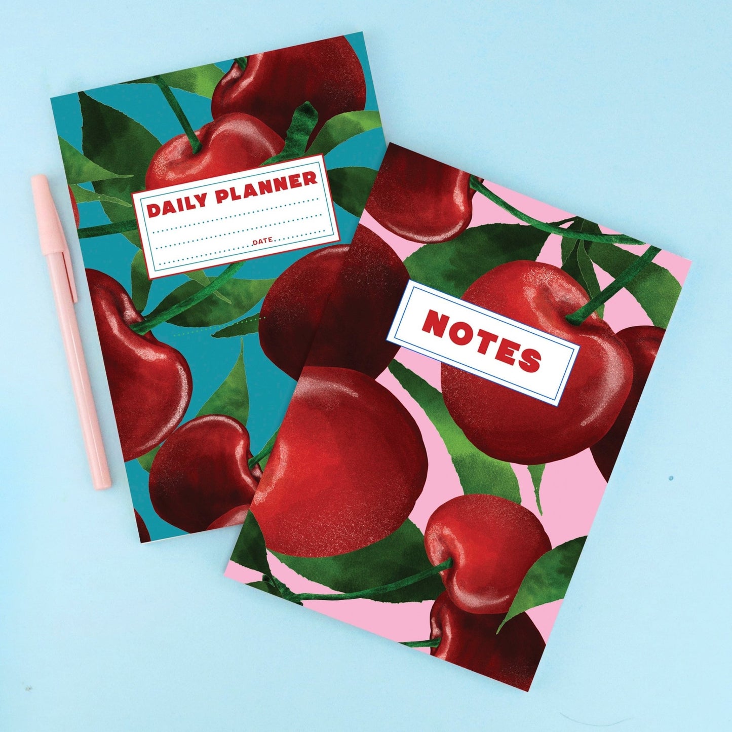 Bubblegum Cherries Daily Planner - Fawn and Thistle