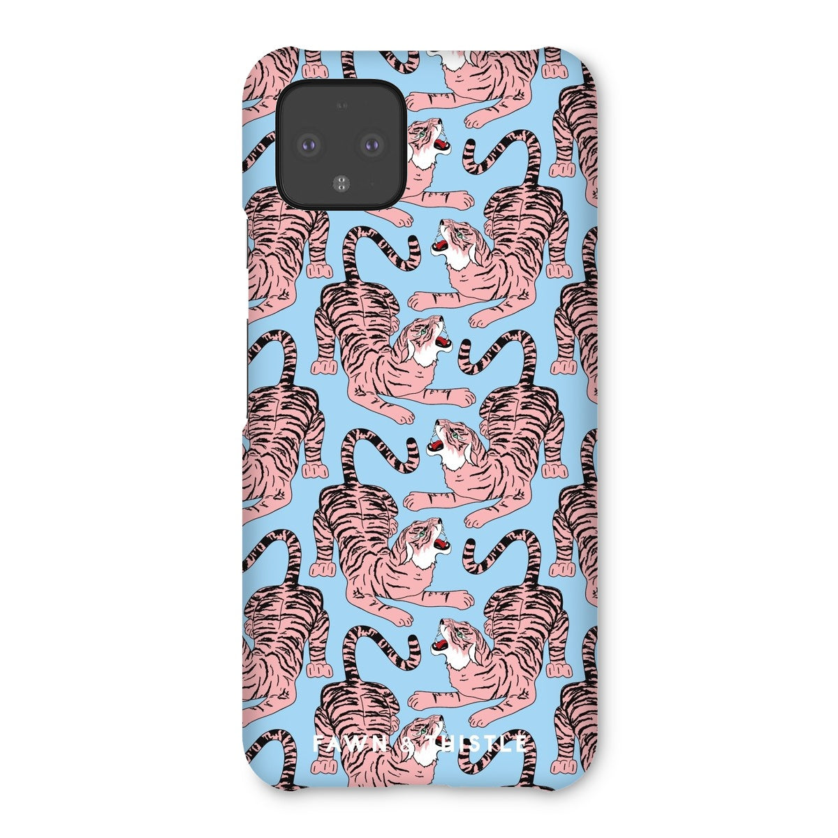 Roaring Pink Tiger Snap Phone Case