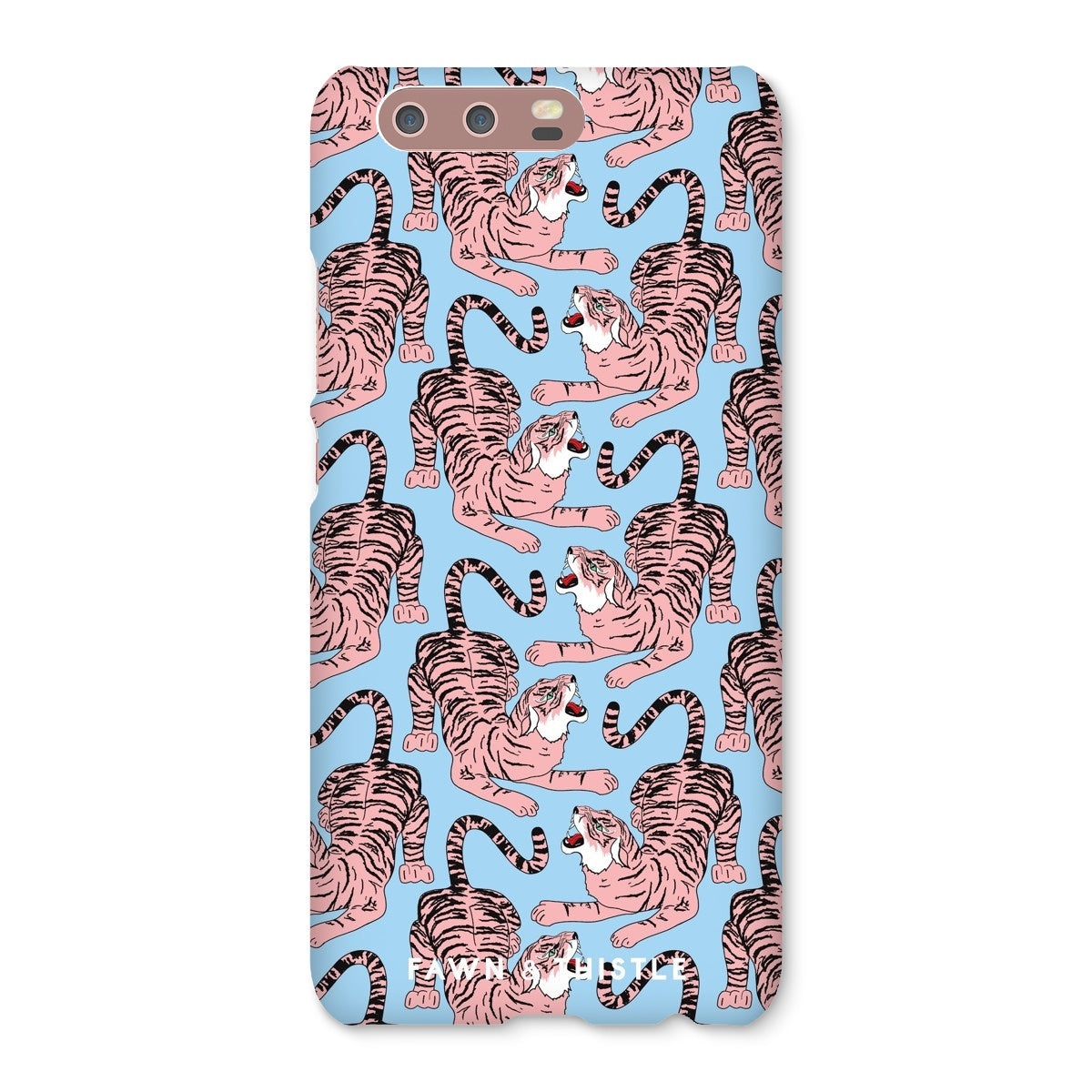 Roaring Pink Tiger Snap Phone Case