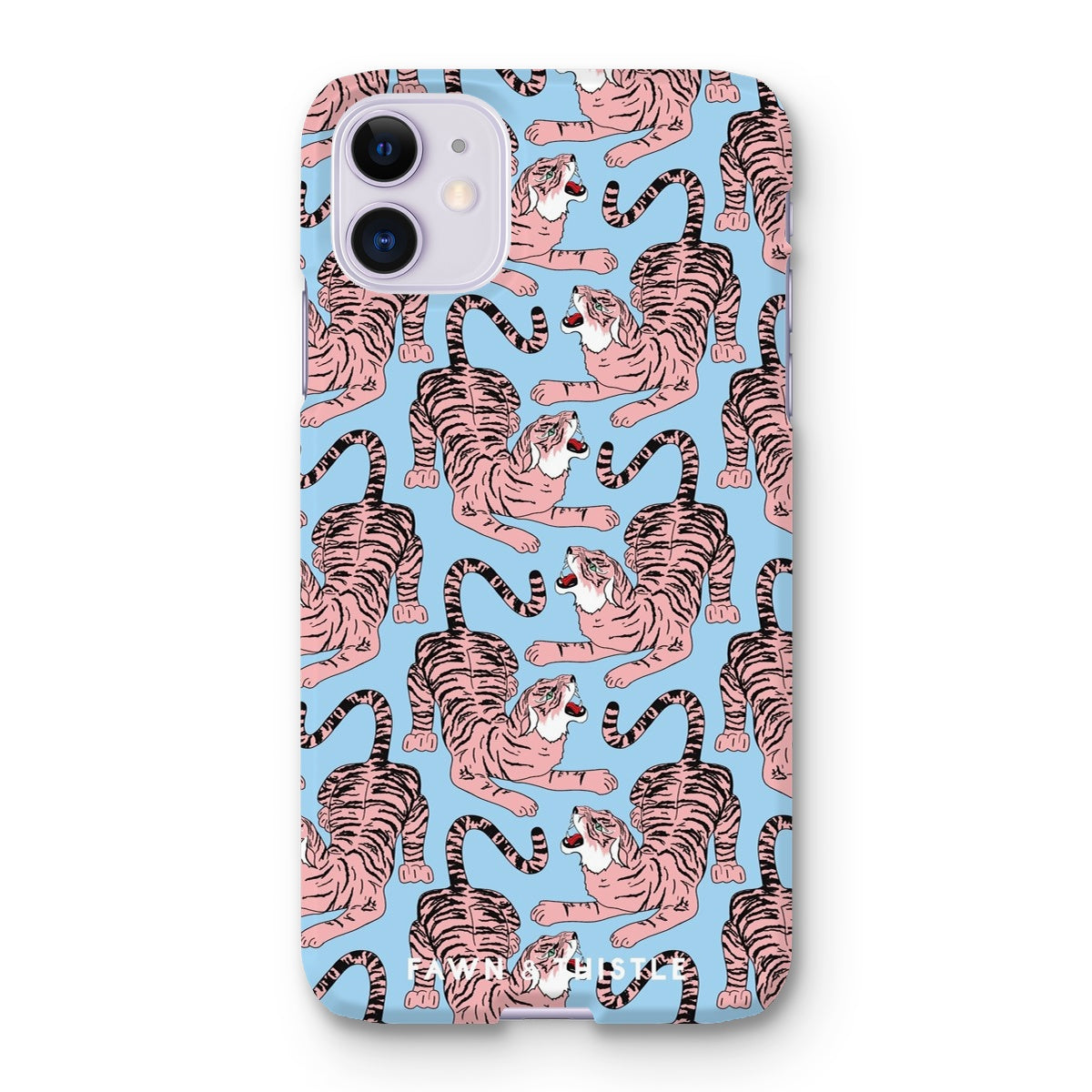 Roaring Pink Tiger Snap Phone Case