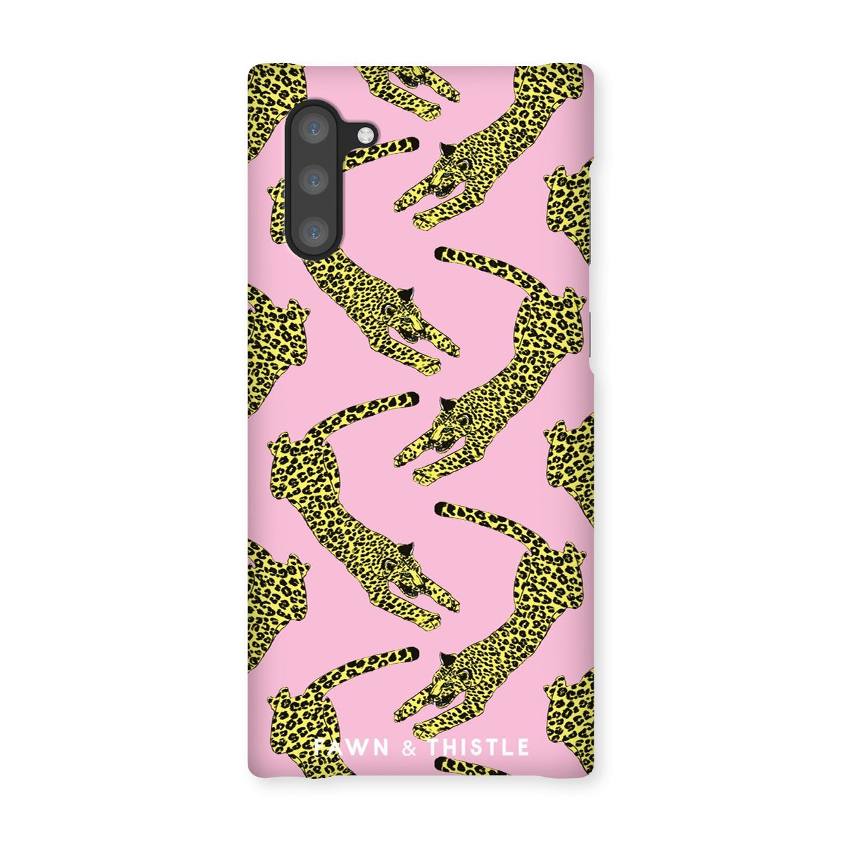 Leaping Leopard Pattern Phone Case