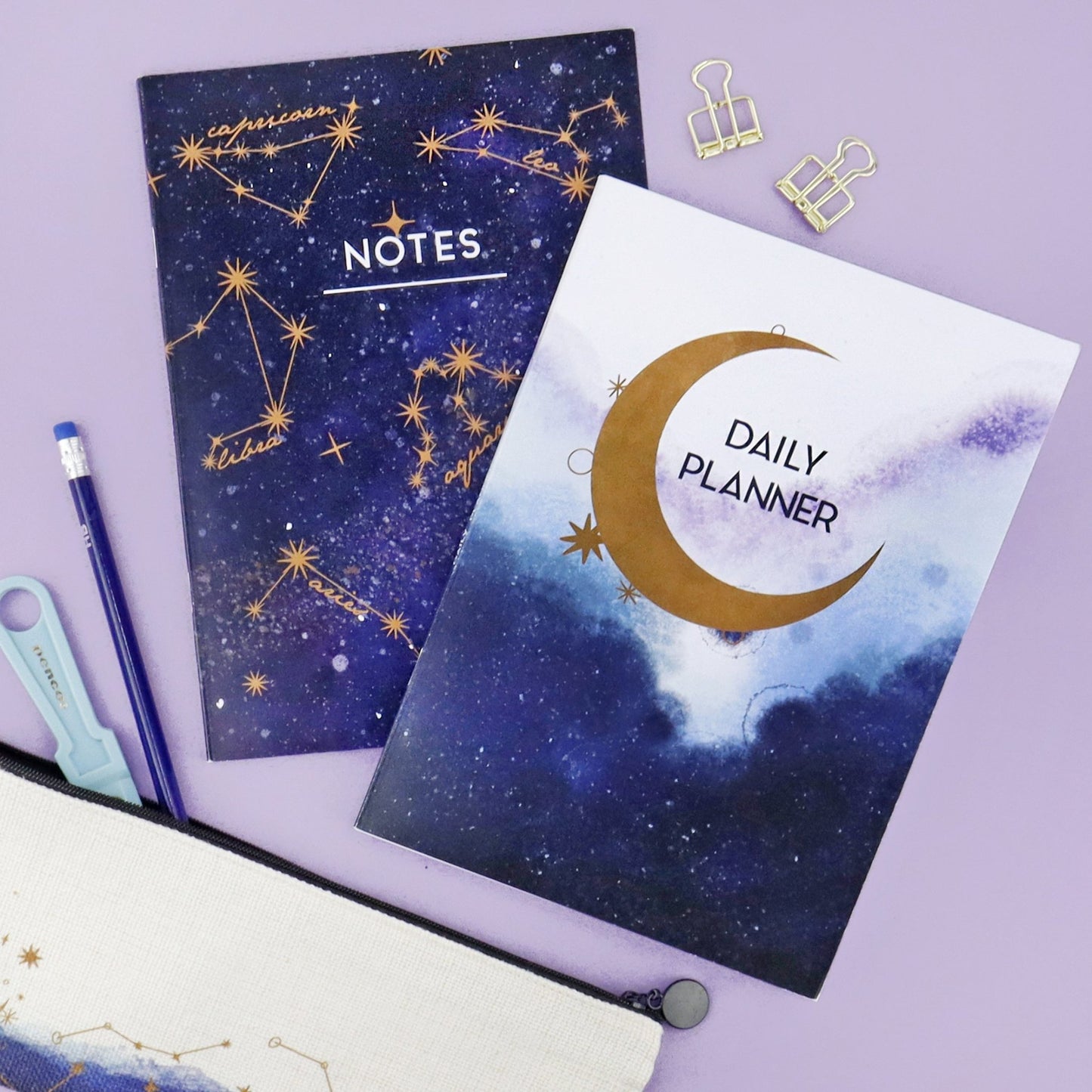 Celestial Moon Daily Planner - Fawn and Thistle