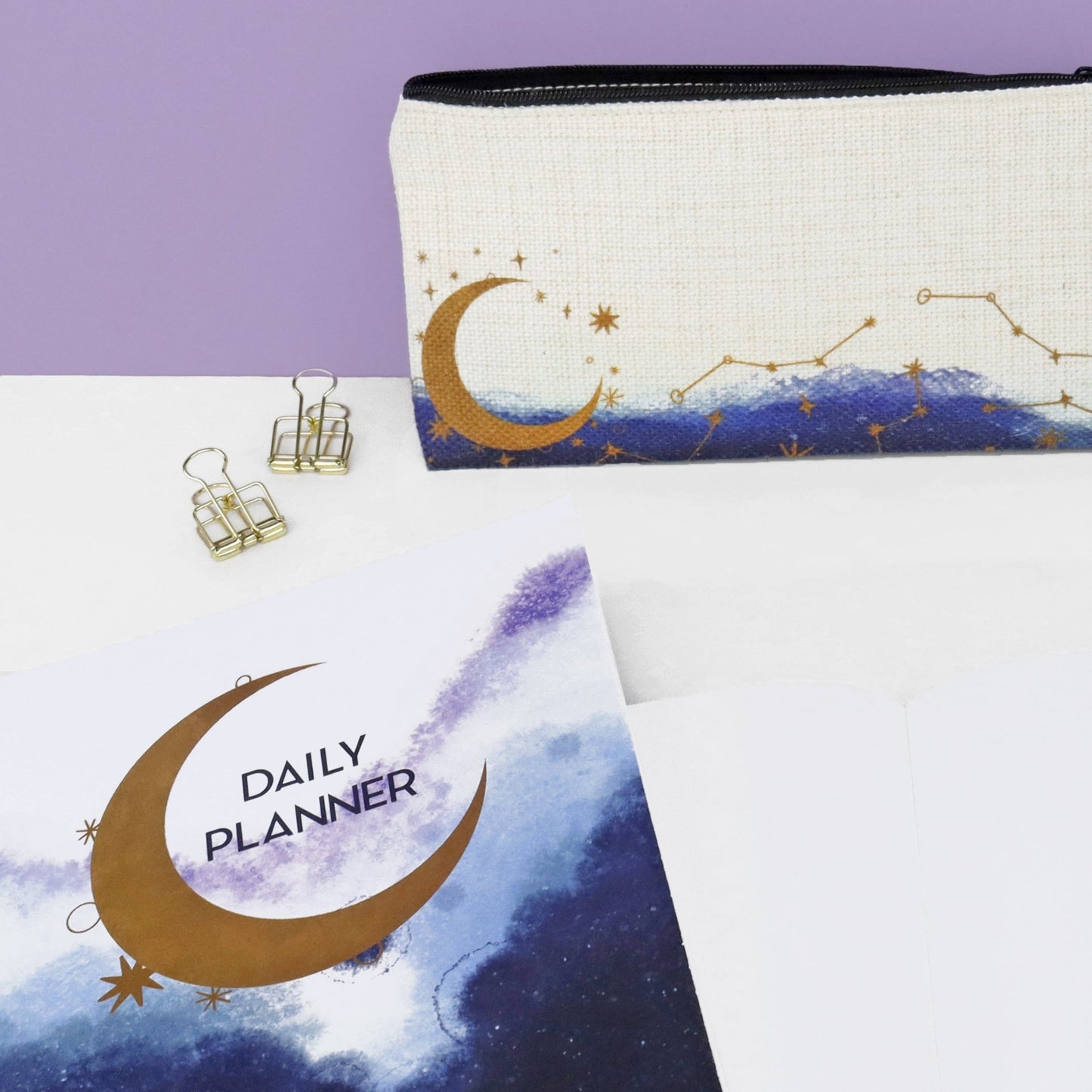 Celestial Moon Daily Planner - Fawn and Thistle