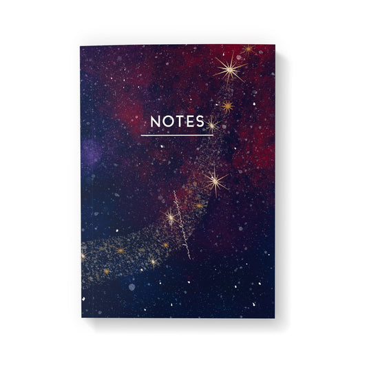 Celestial Nebula Dot Grid Notebook - Fawn and Thistle