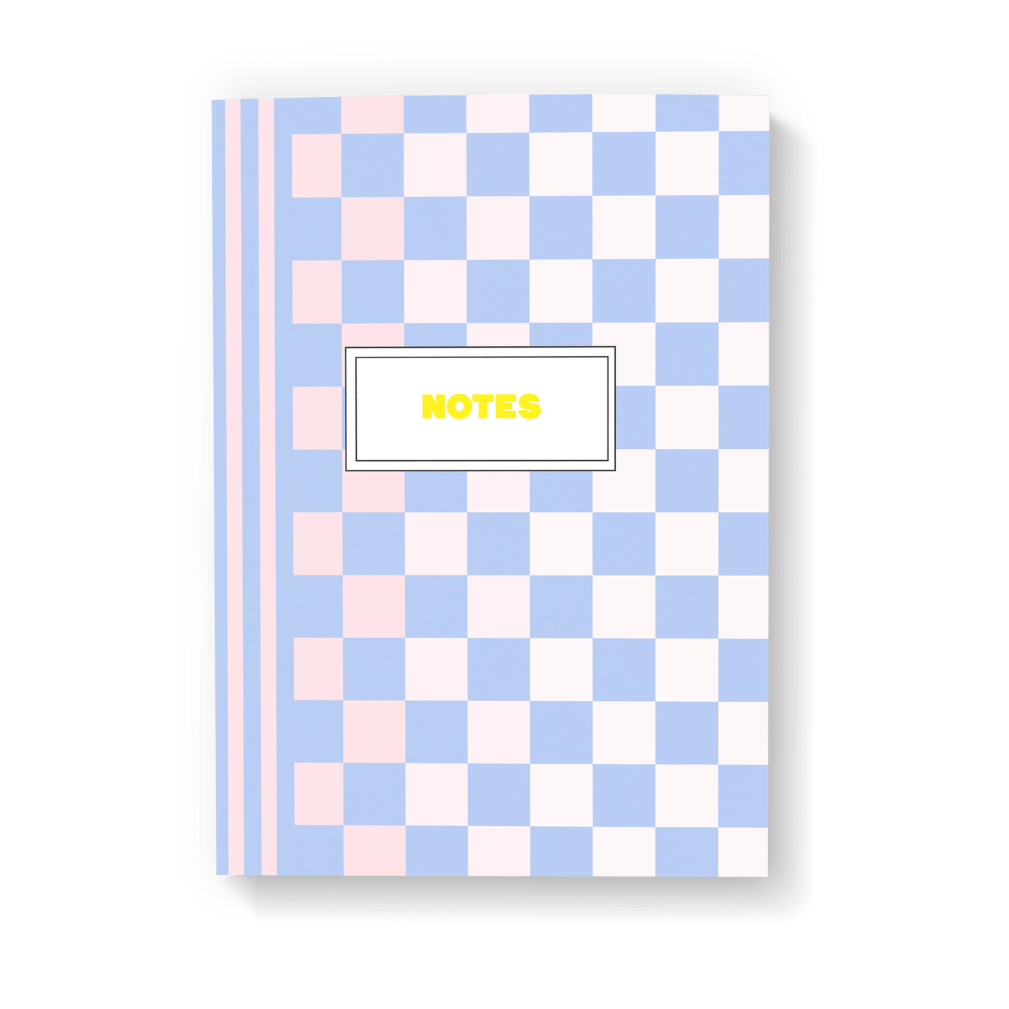 Checkerboard Bullet Grid Notebook - Fawn and Thistle