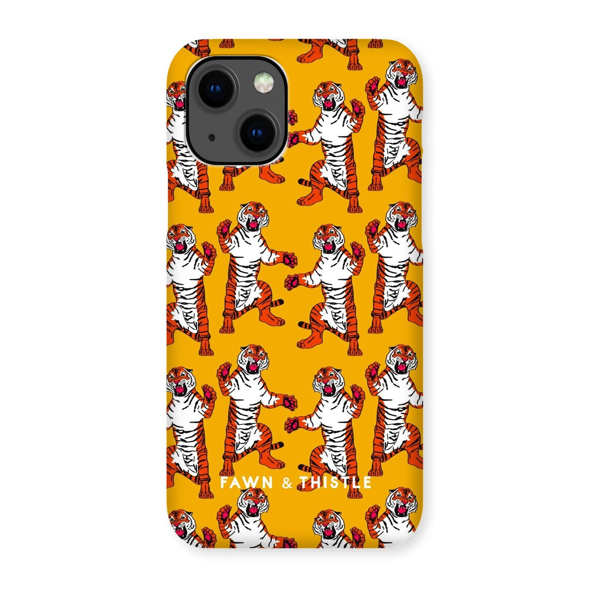 Yellow Tiger Phone Case