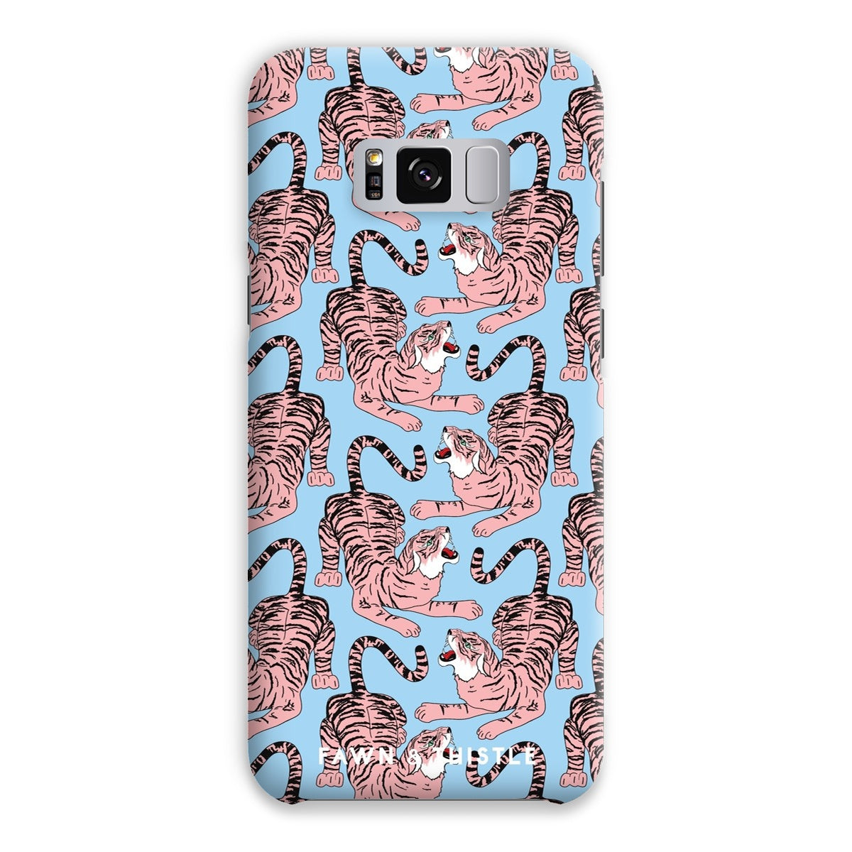 Roaring Pink Tiger Snap Phone Case