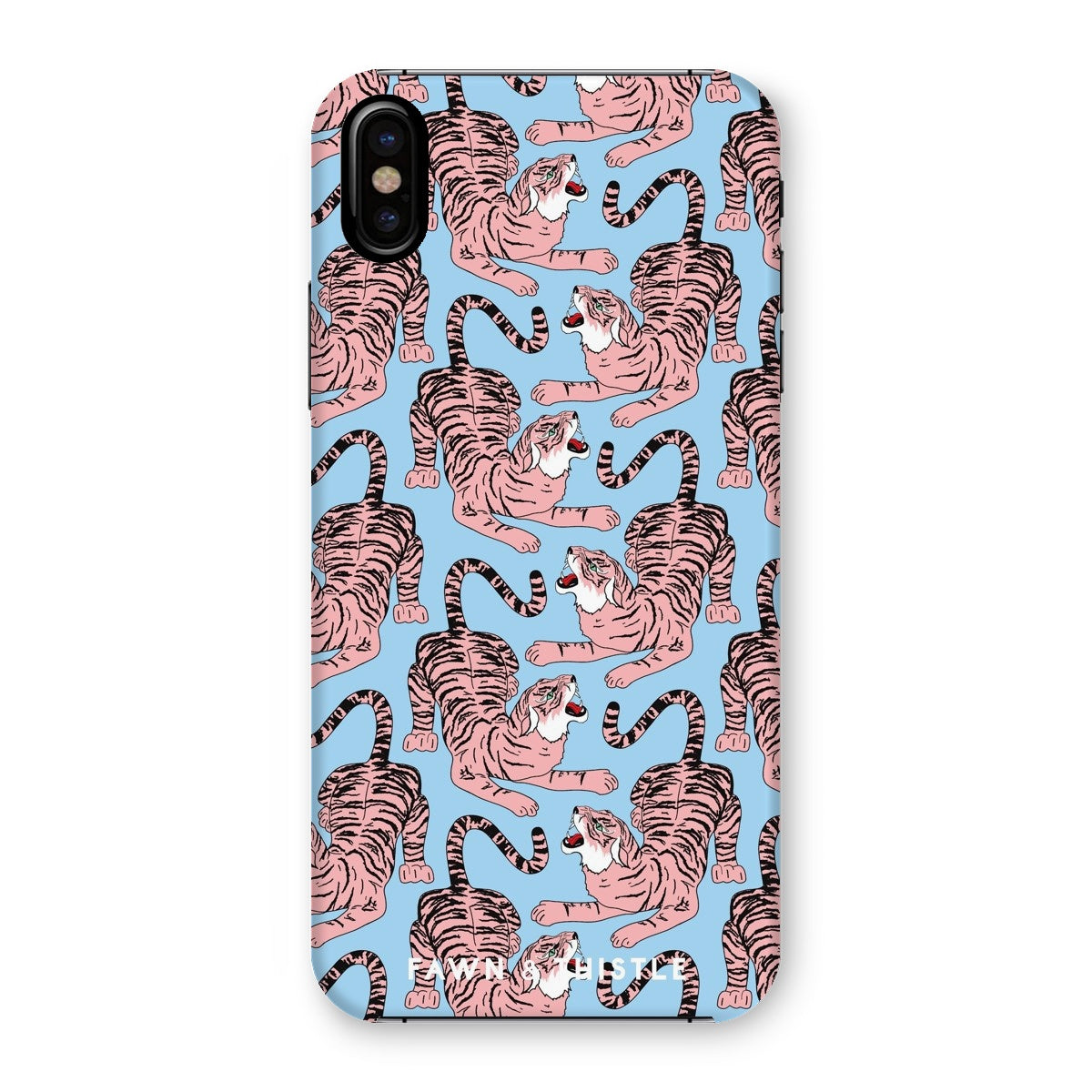 Roaring Pink Tiger Snap Phone Case
