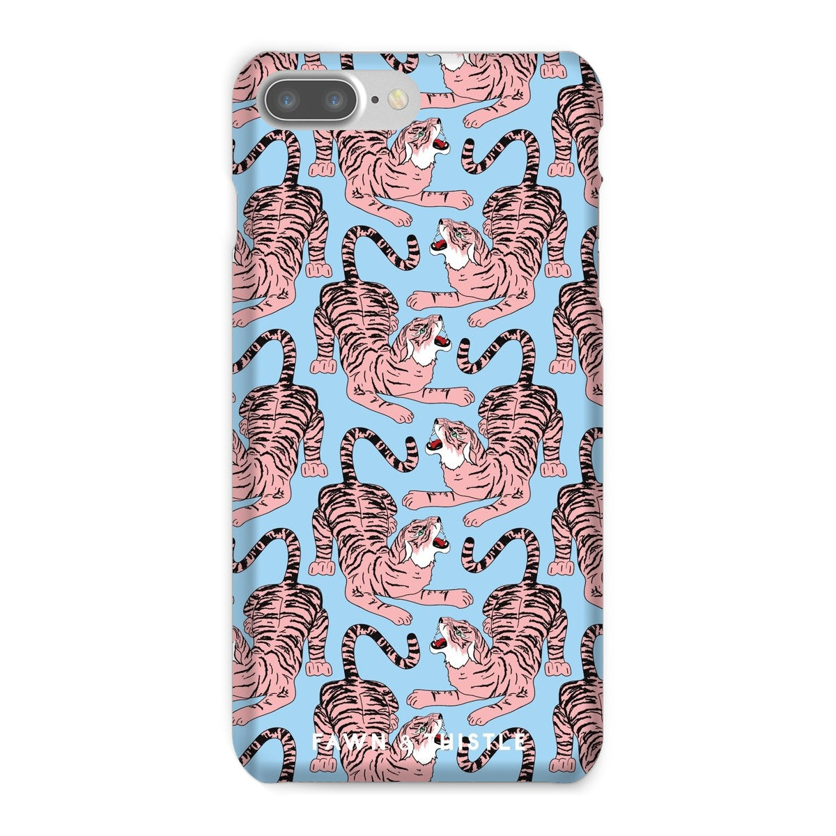 Roaring Pink Tiger Snap Phone Case