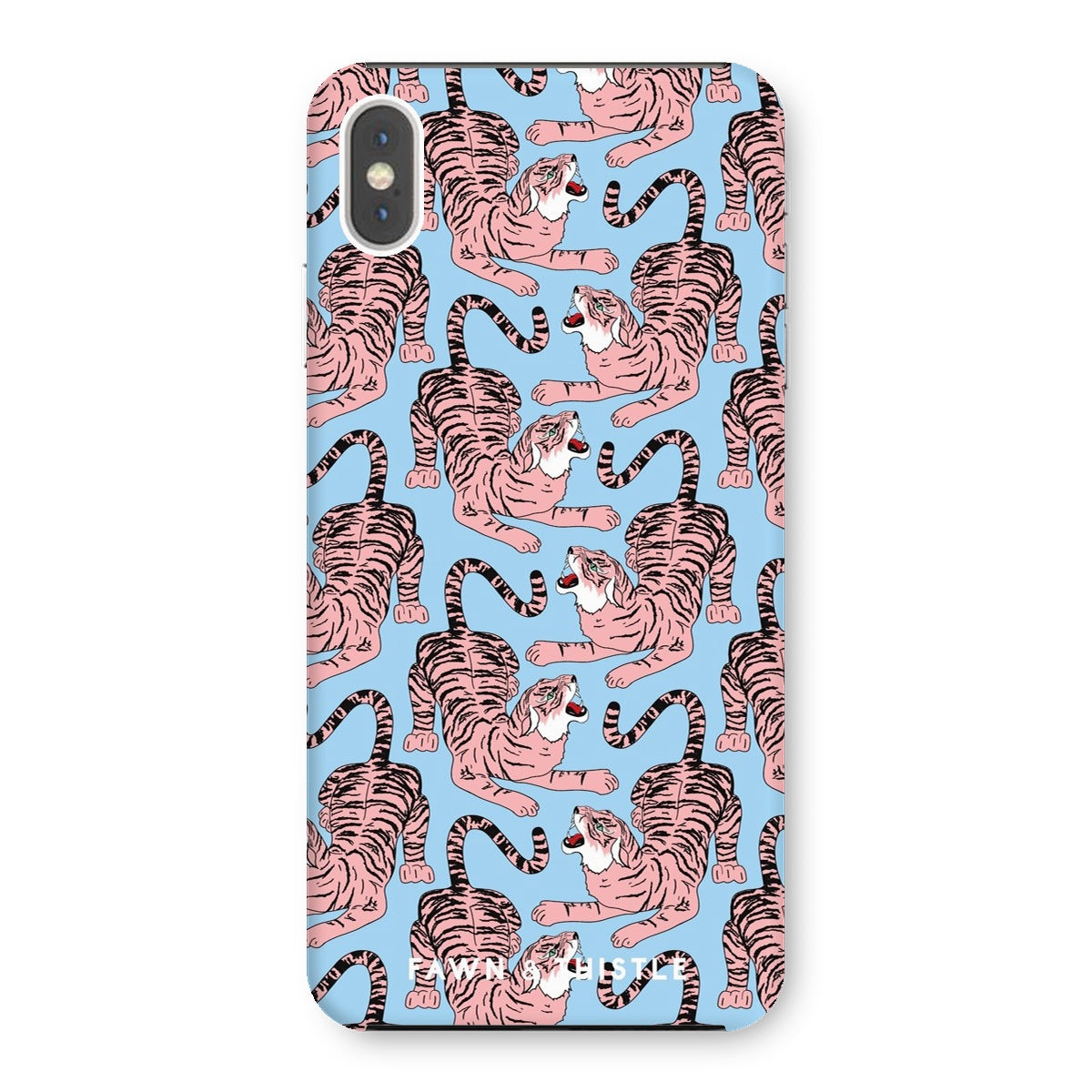 Roaring Pink Tiger Snap Phone Case