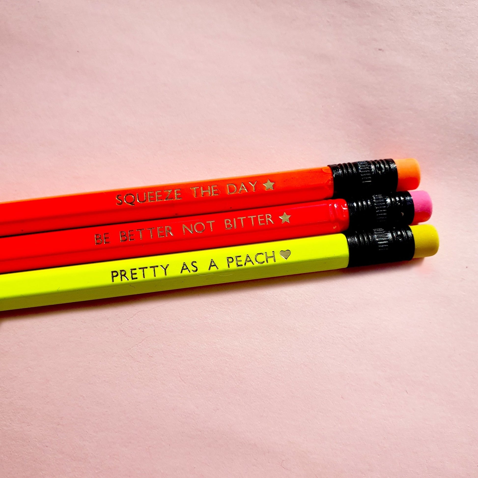 Fruity Puns Neon Pencil set - Fawn and Thistle