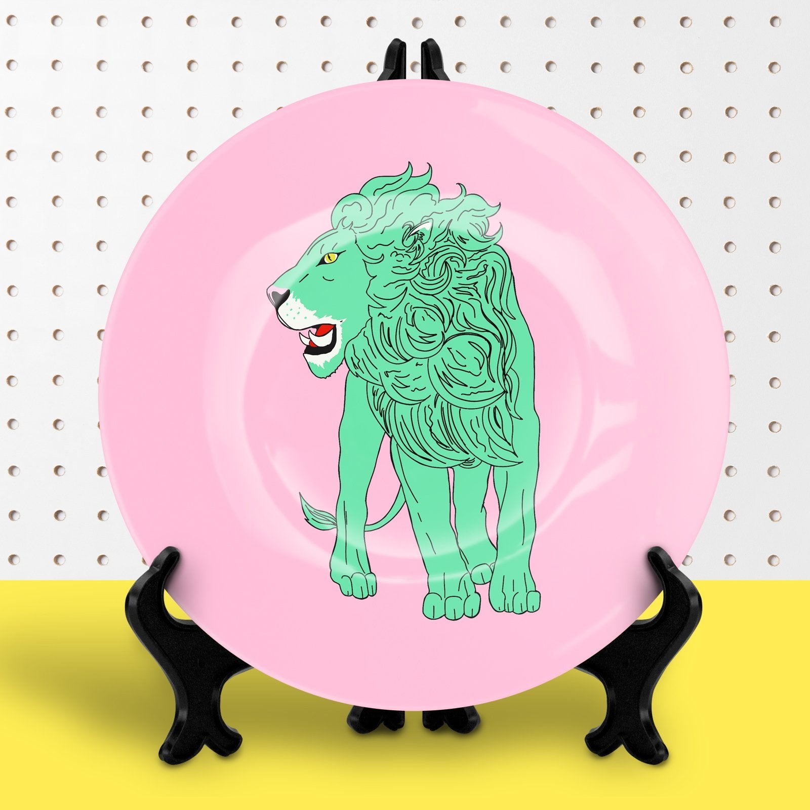 Grr Lion Plate - Fawn and Thistle