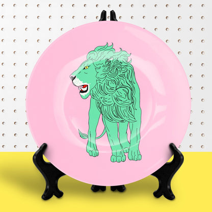 Grr Lion Plate - Fawn and Thistle