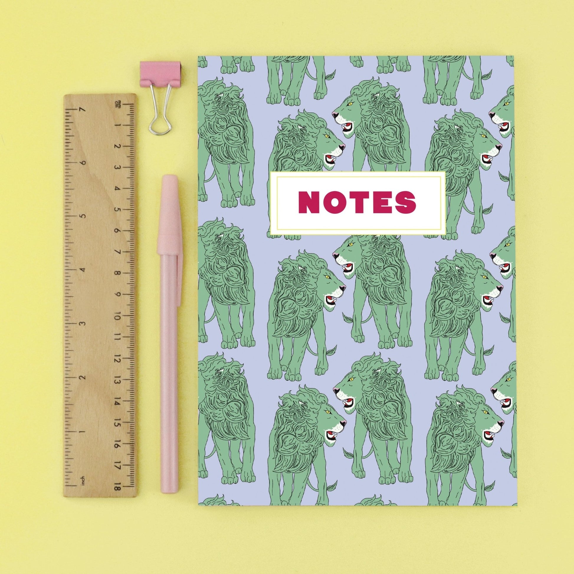 Grr Power Lion Bullet Grid Notebook - Fawn and Thistle