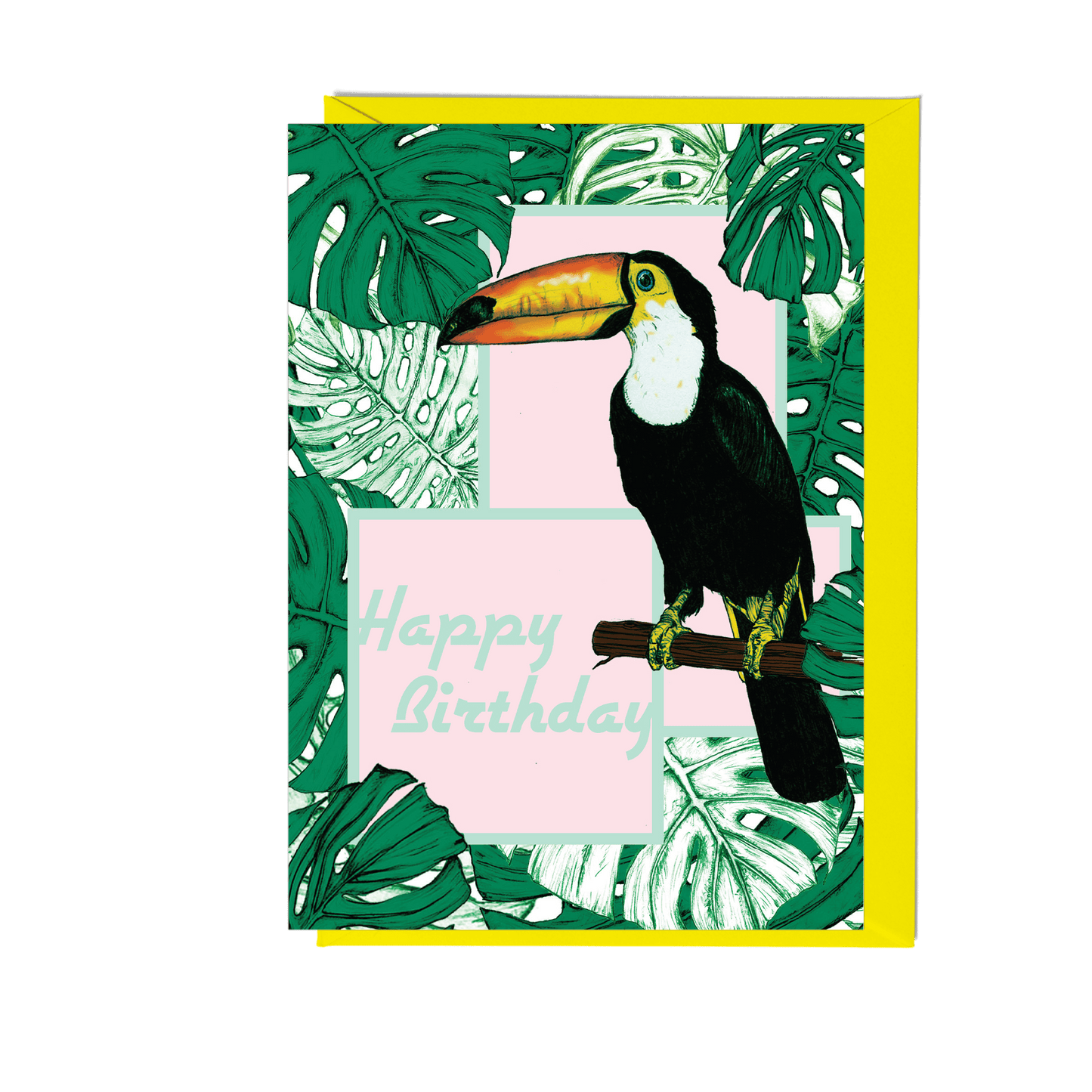 Happy Birthday Toucan Greeting Card - Fawn and Thistle