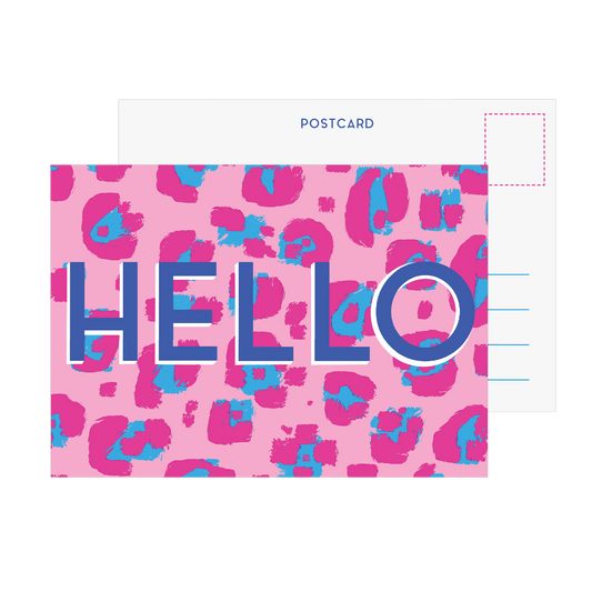 Hello Postcard - Fawn and Thistle