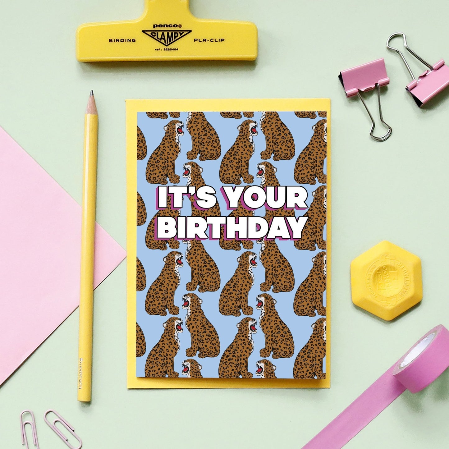 It's Your Birthday Leopard Greeting Card - Fawn and Thistle