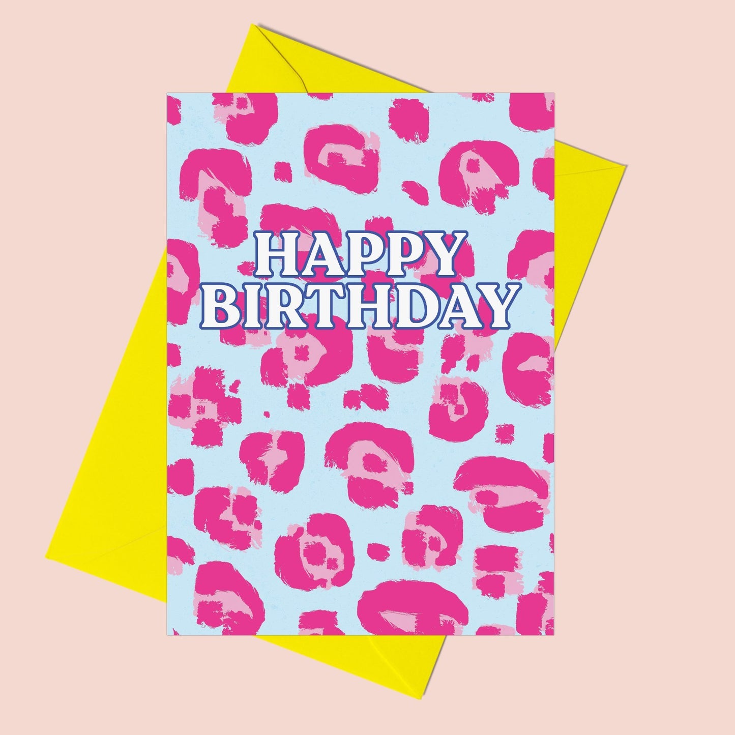 Leopard Print Birthday Card - Fawn and Thistle