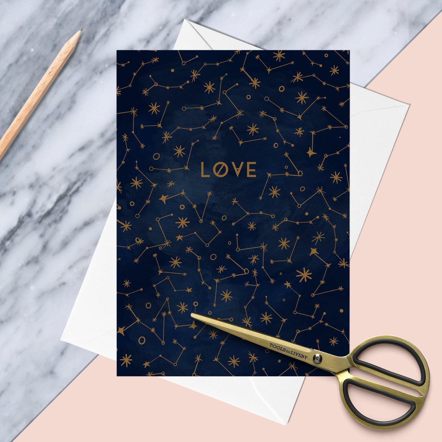 Love Celestial Constellation Greeting Card - Fawn and Thistle