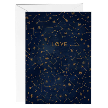 Love Celestial Constellation Greeting Card - Fawn and Thistle