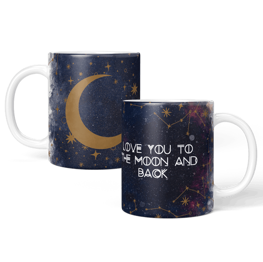 Love You to the Moon and Back Coffee Mug - Fawn and Thistle