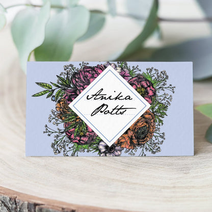 Meadow Floral Diy Wedding Invitation Set - Fawn and Thistle