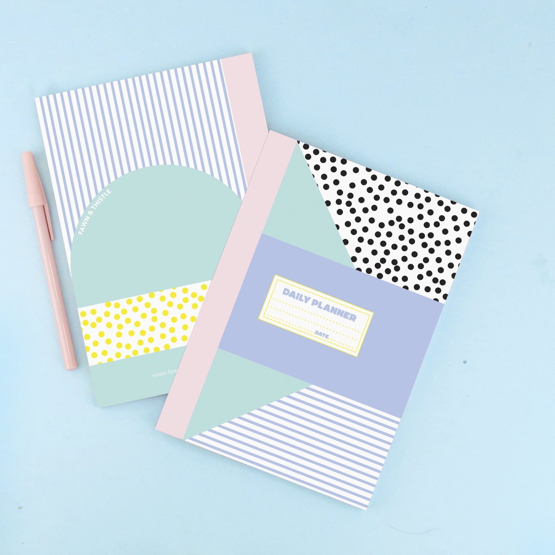 Memphis Geometric Daily Planner - Fawn and Thistle