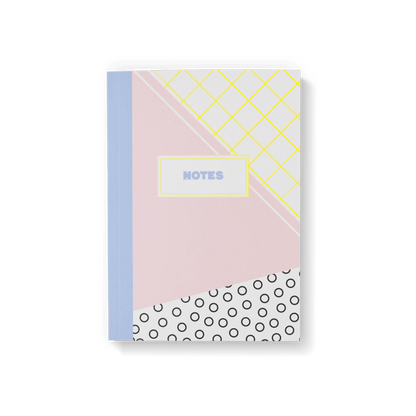 Memphis Plain Page Notebook - Fawn and Thistle