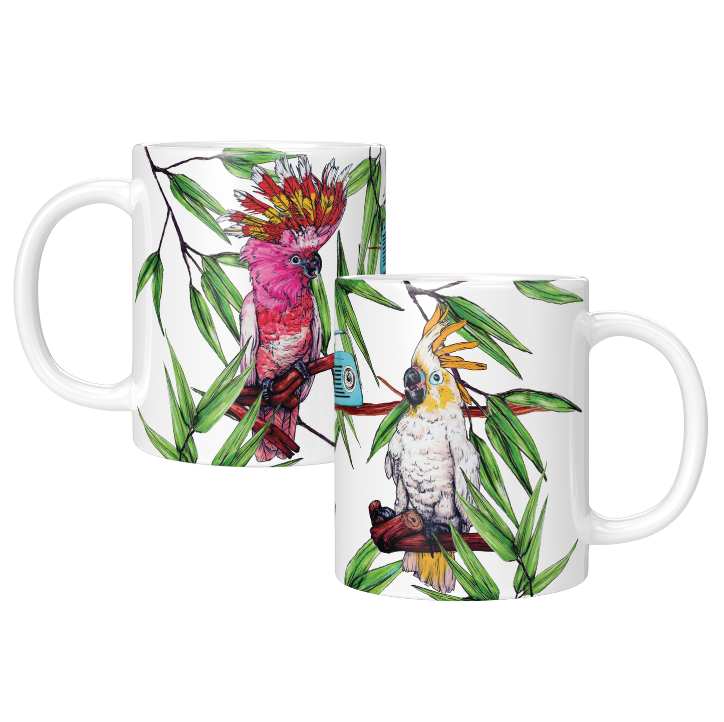 Party Cockatoos Mug - Fawn and Thistle