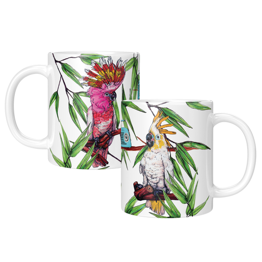 Party Cockatoos Mug - Fawn and Thistle