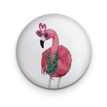 Party Flamingo Pocket Mirror - Fawn and Thistle