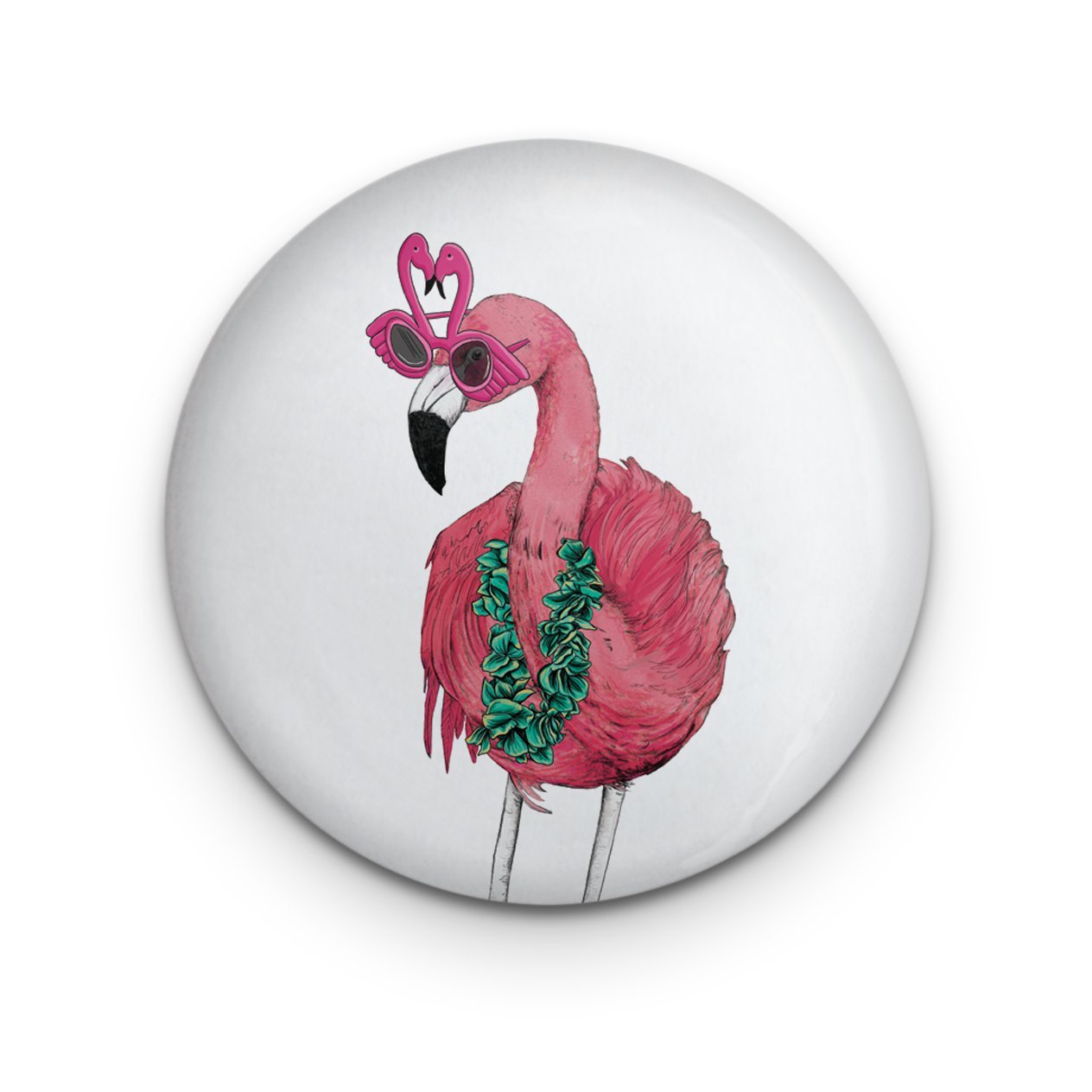 Party Flamingo Pocket Mirror - Fawn and Thistle