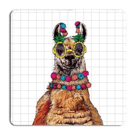 Party Llama Drinks Coaster - Fawn and Thistle