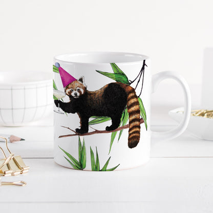 Party Red Pandas Mug - Fawn and Thistle