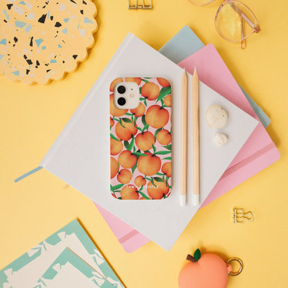 Peach Pattern Phone Case - Fawn and Thistle