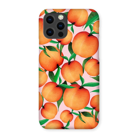 Peach Pattern Phone Case - Fawn and Thistle