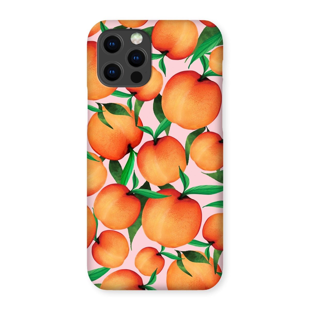 Peach Pattern Phone Case - Fawn and Thistle