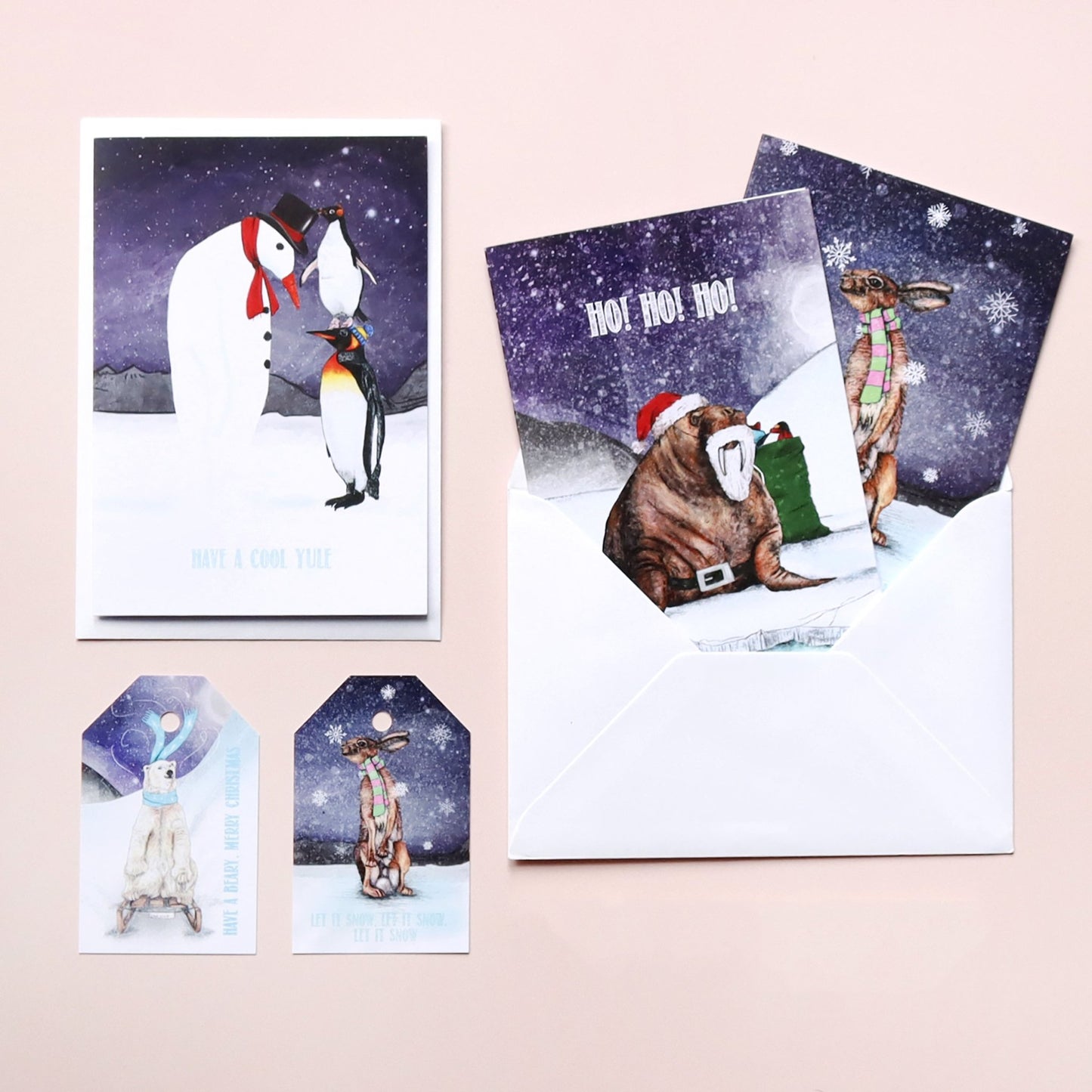 Penguins Winter Wonderland Christmas Card - Fawn and Thistle