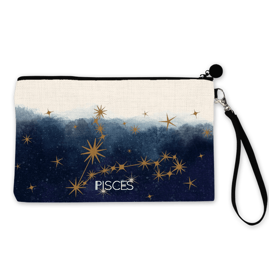 Pisces Zodiac Make Up Pouch - Fawn and Thistle