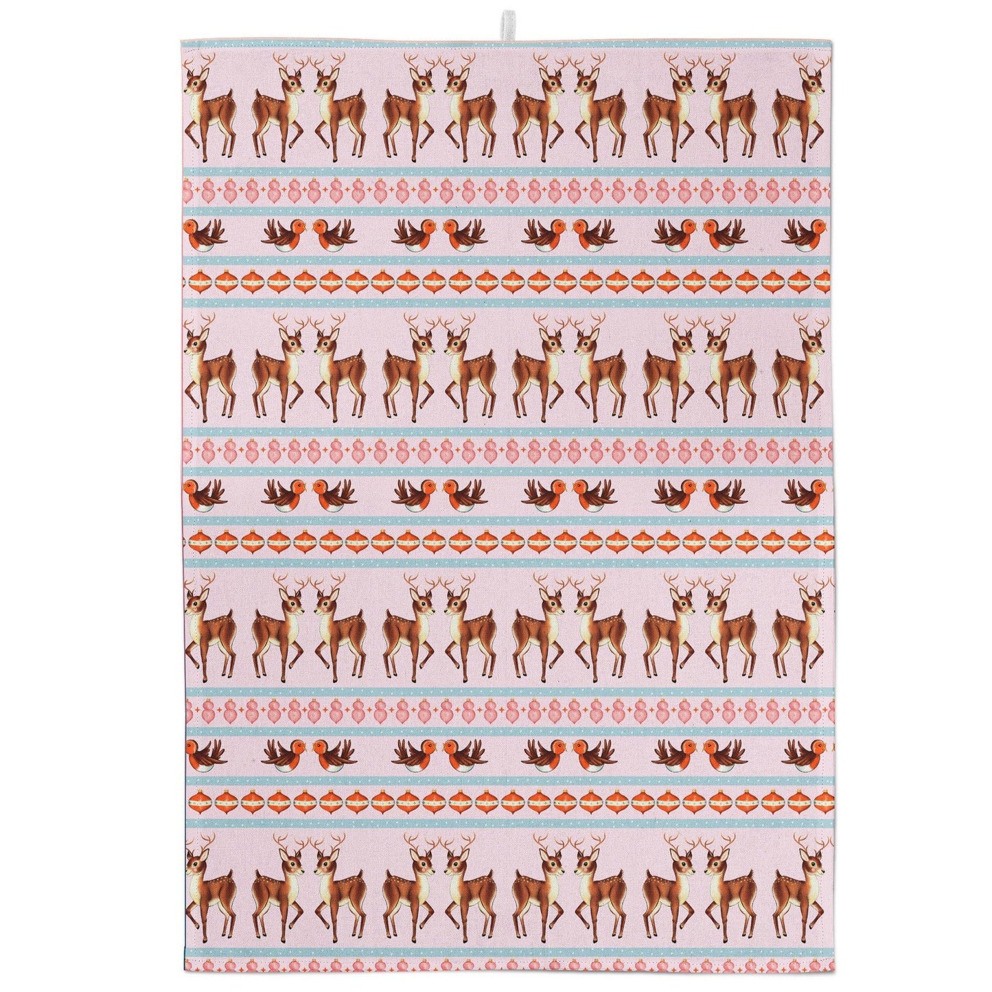 Retro Kitsch Reindeer Tea Towel LIMITED EDITION - Fawn and Thistle